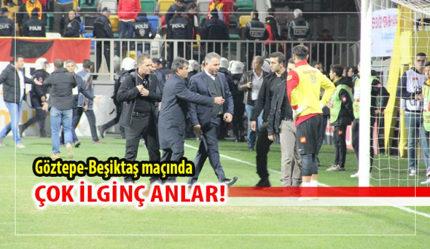 Göztepe-Beşiktaş maçında ilginç olay