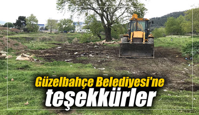 GÜZELBAHÇE'DEN TEMİZLİK OPERASYONU