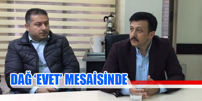 AK Partili Hamza Dağ İzmir’de ’referandum’ mesaisinde