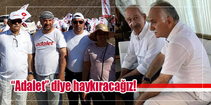 BAŞKAN KARABAĞ ADALET YÜRÜYÜŞÜNE KATILDI