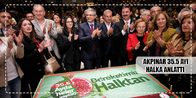 Başkan Akpınar; 35,5 ayı Karşıyakalılar ile kutladı