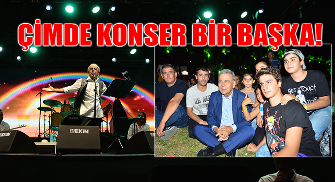 ÇİMDE KONSER BİR BAŞKA!