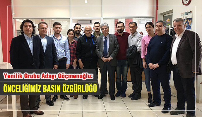Göçmenoğlu: Basın özgürlüğü önceliğimizdir