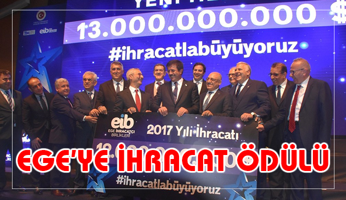 EGE İHRACATA 12 MİLYARLA OMUZ VERDİ