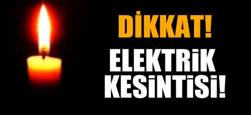 İZMİR'İN 15 İLÇESİNDE ELEKTRİK KESİNTİSİ