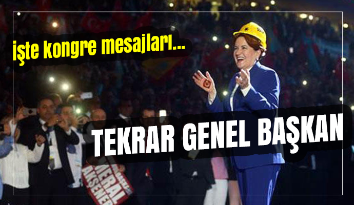 Akşener yeniden Genel Başkan