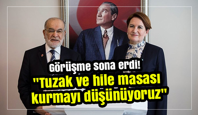 AKŞENER-KARAMOLLAOĞLU GÖRÜŞMESİ BİTTİ!