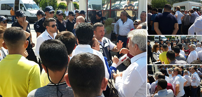 AK PARTİ'DE BAYRAMLAŞMA İZDİHAMI