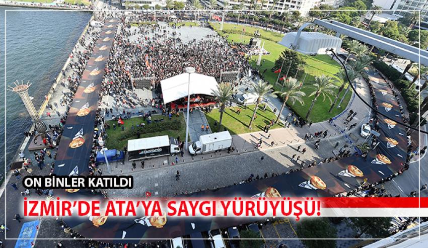 350 METRELİK ATATÜRK PORTRESİ TAŞIDILAR!