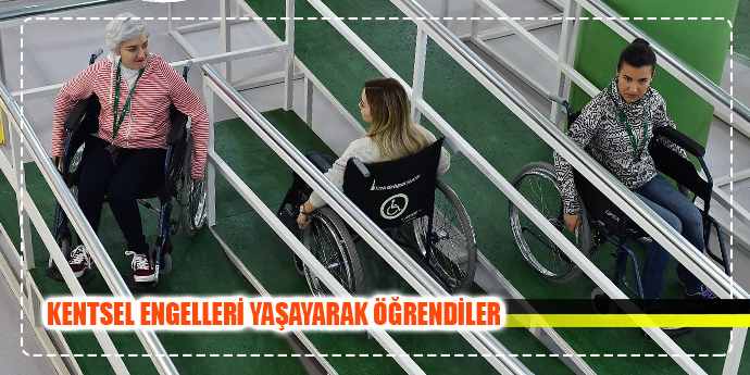 Mimarlar, engellilerin yerine geçti