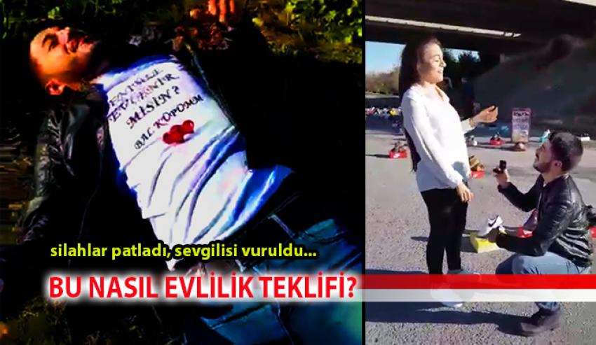 İzmir'de 'cinayet gibi' evlilik teklifi