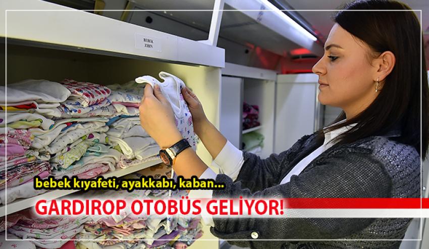 MOBİL GİYİM ARACI İZMİR'DE HİZMETE GİRİYOR