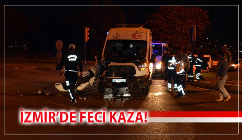 HASTA TAŞIYAN AMBULANS İLE TIR ÇARPIŞTI