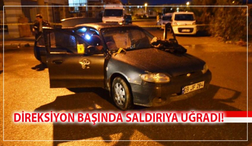 İZMİR'DE SEYİR HALİNDEKİ ARACA SİLAHLI SALDIRI