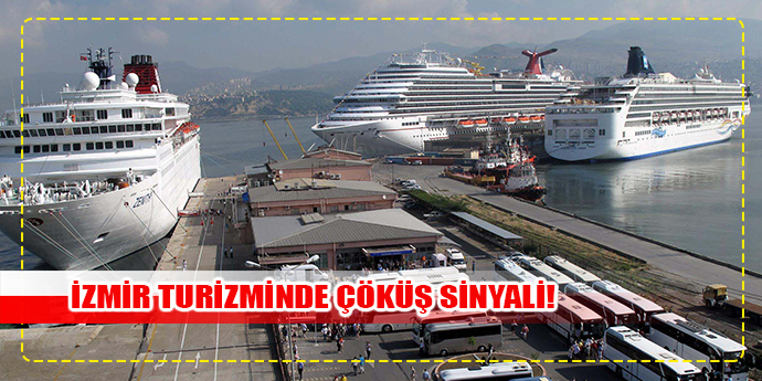 İZMİR TURİZMİNDEKİ ÇÖKÜŞ RAKAMLARLA ORTADA