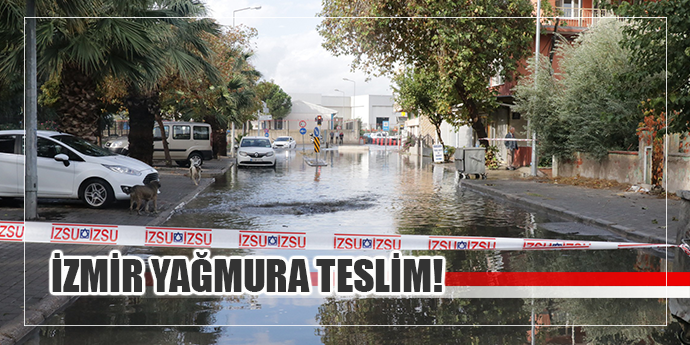 İzmir yağmura teslim