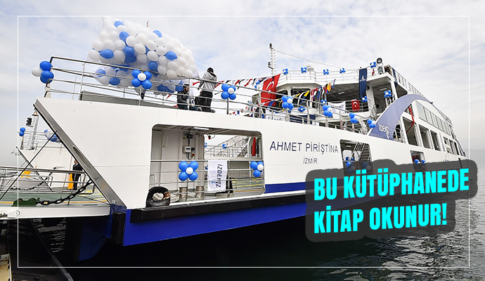 İZMİR'E YÜZEN KÜTÜPHANE GELİYOR
