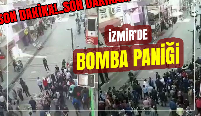 Karşıyaka Çarşı'da bomba paniği