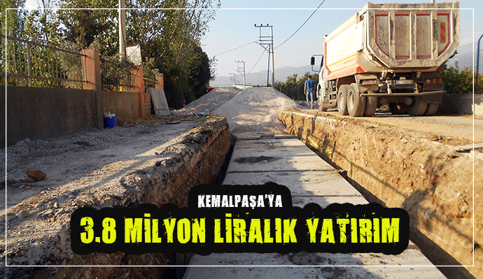 İZSU'DAN KEMALPAŞA'YA YAĞMUR SUYU HAREKATI