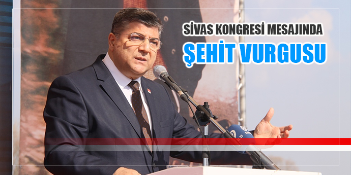 SINDIR SİVAS KONGRESİ İÇİN MESAJ YAYIMLADI