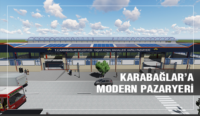 Yaşar Kemal Mahallesi’ne modern pazaryeri