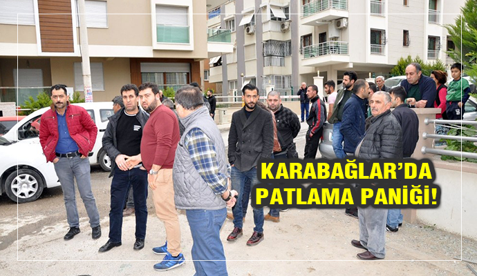 Fırında tüp patladı, faciadan dönüldü