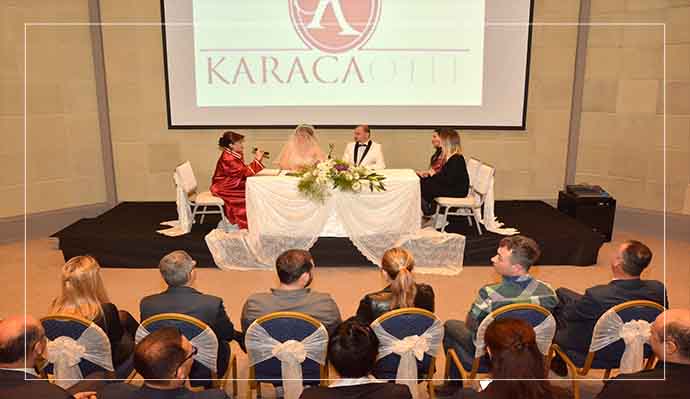 KARACA KÜLTÜR MERKEZİ'NDE YENİ NİKAH KONSEPTİ