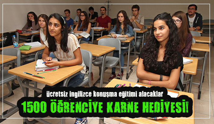 KARŞIYAKA'DA 1500 ÖĞRENCİYE KARNE HEDİYESİ!