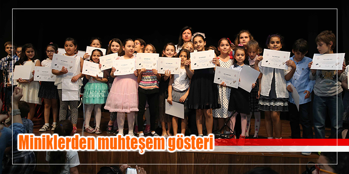 Çocuk kursiyerlerden muhteşem final