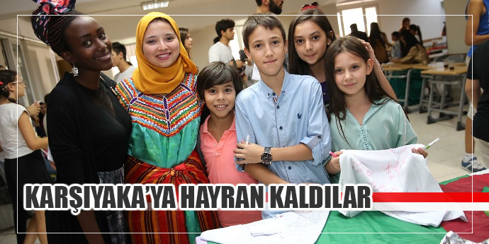 Dünya gençleri Karşıyaka’ya hayran kaldı