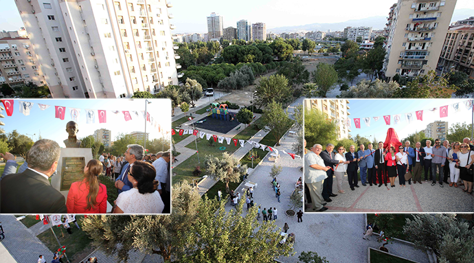 Karşıyaka'nın 'vefa' parkları açıldı