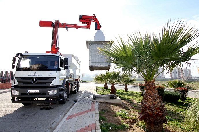 GÜNDE TAM 320 TON ÇÖP...