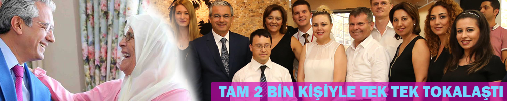 2000 KİŞİYLE TEK TEK BAYRAMLAŞTI