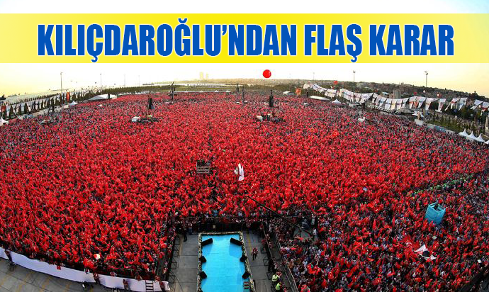 FLAŞ...KILIÇDAROĞLU 'YENİKAPI' KARARINI VERDİ