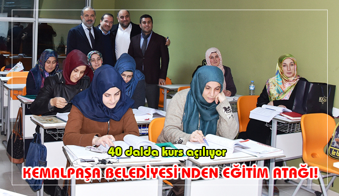KEMALPAŞA BELEDİYESİ'NDEN EĞİTİM ATAĞI