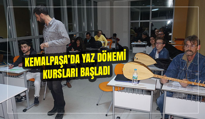 KEMALPAŞA’DA YAZ DÖNEMİ KURSLARI BAŞLADI