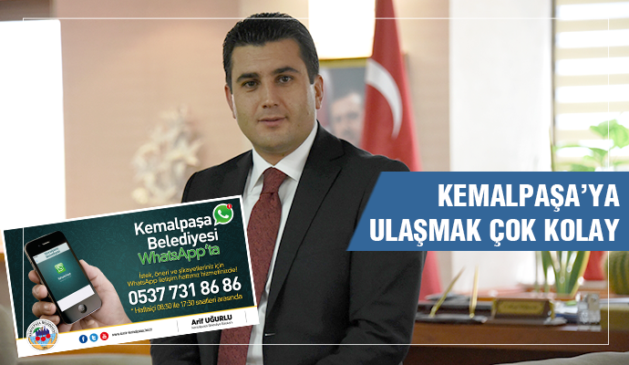 Kemalpaşa Belediyesi’ne ulaşmak çok kolay