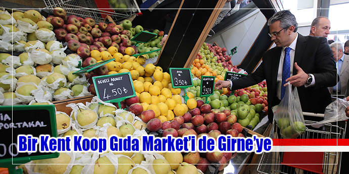 Kent Koop Gıda Market’in yeni adresi Girne