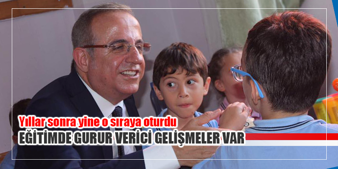 SÜREKLİ İLKOKULUNU ZİYARET ETTİ