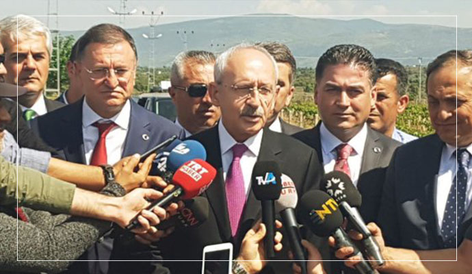 CHP lideri Kılıçdaroğlu Suriye sınırında