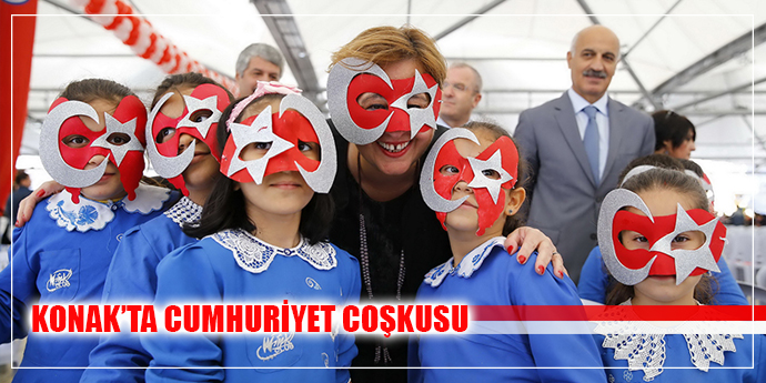KONAK'TA CUMHURİYET COŞKUSU HİÇ BİTMEYECEK