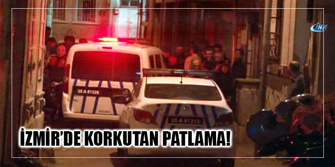 KONAK'TAKİ PATLAMADA 1 YARALI VAR