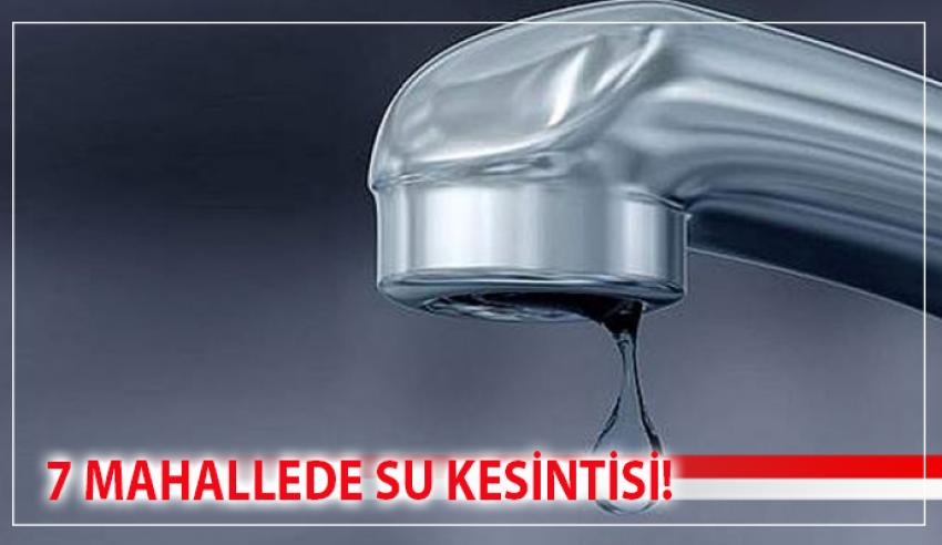 KONAK'TA SU KESİNTİSİ