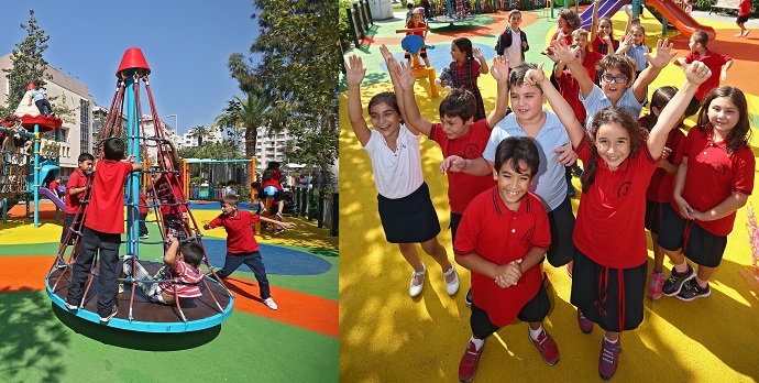 Konak'ta parklar renkleniyor