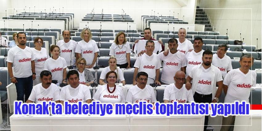 Konak’ta belediye meclis toplantısı yapıldı