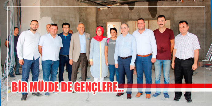 ÖDEMİŞ'E YAKIŞAN BİR GENÇLİK MERKEZİ YAPILIYOR