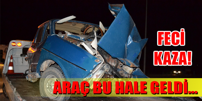 Manisa’da iki araç kafa kafaya çarpıştı: 1 ölü, 2 yaralı