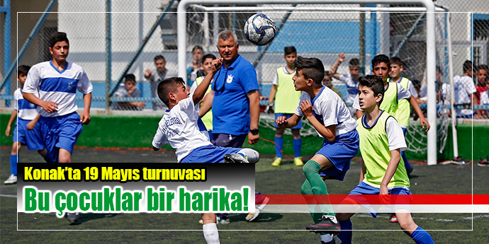 Minik futbolcular göz doldurdu