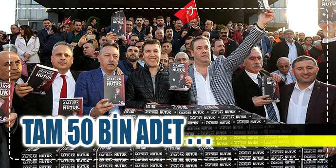 Buca’da 50 bin Nutuk ücretsiz dağıtıldı