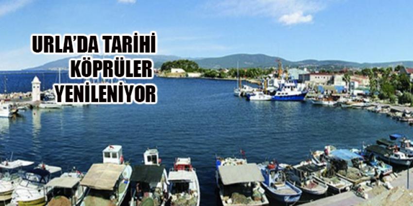 Urla’da tarihi köprüler yenileniyor